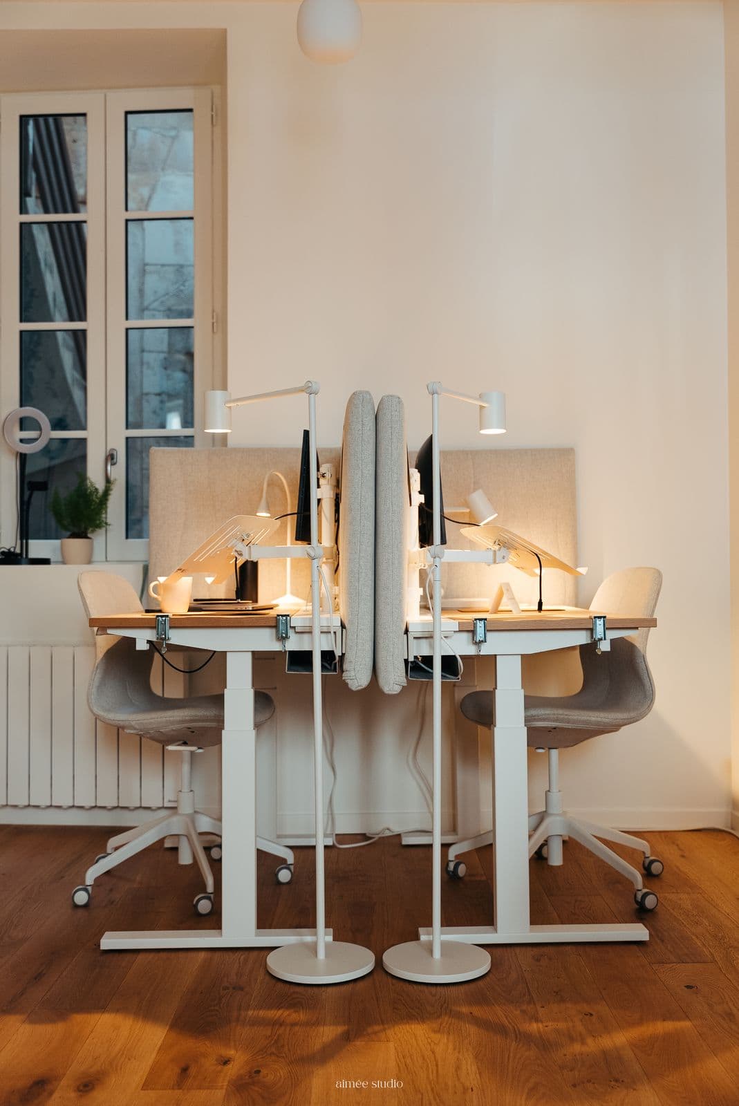 Le coin Focus : 2 bureaux assis-debout au calme